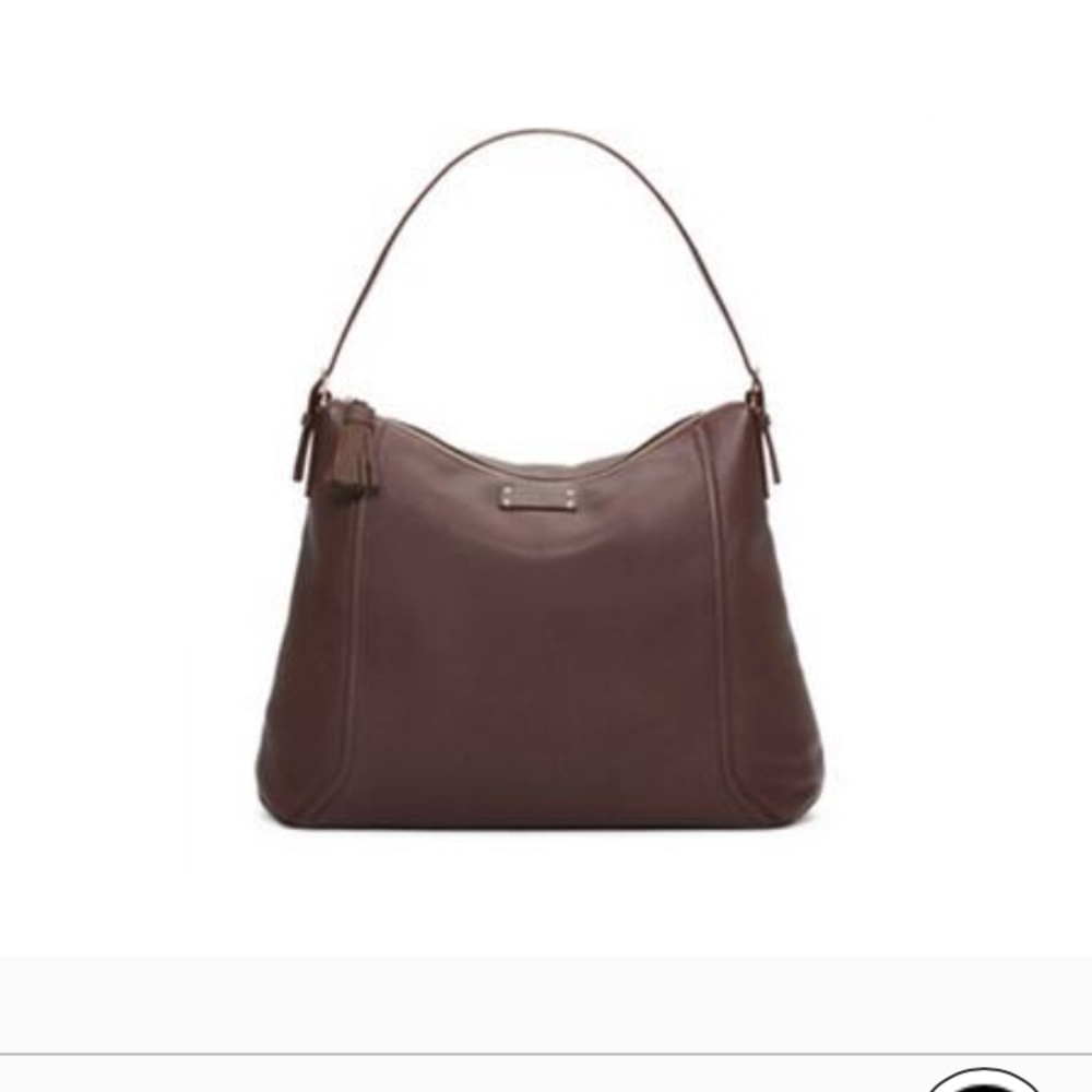 NWT Kate Spade large Lucia bag in chocolate